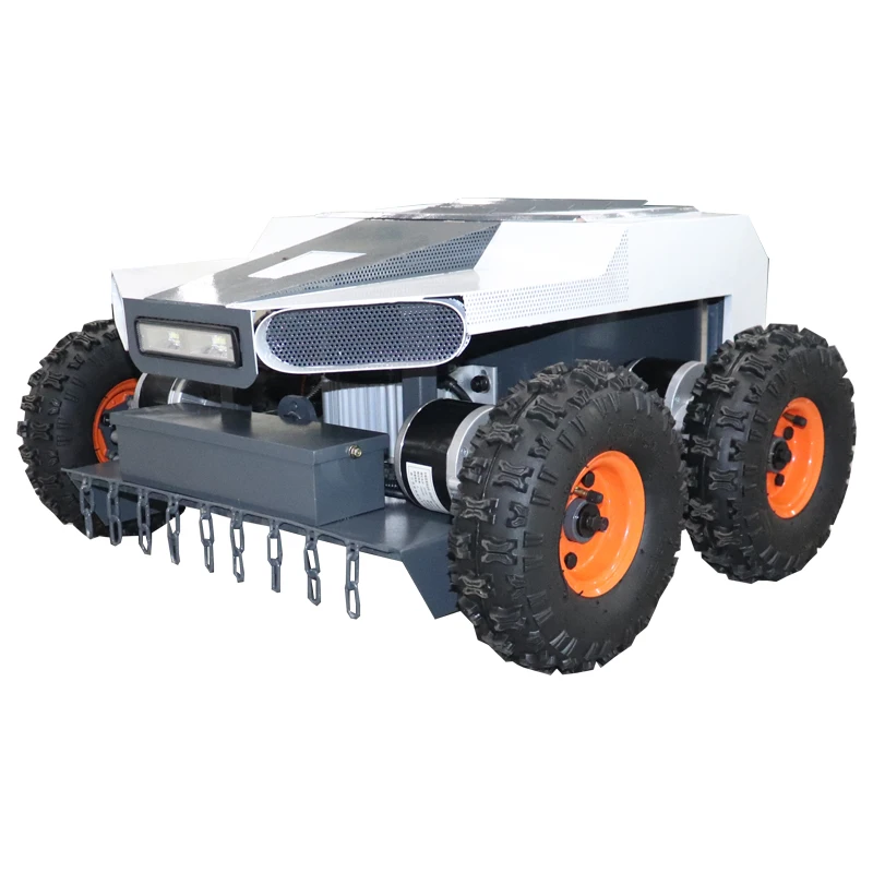 KEYU sell electric remote control artificial intelligence robot cordless lawn mower