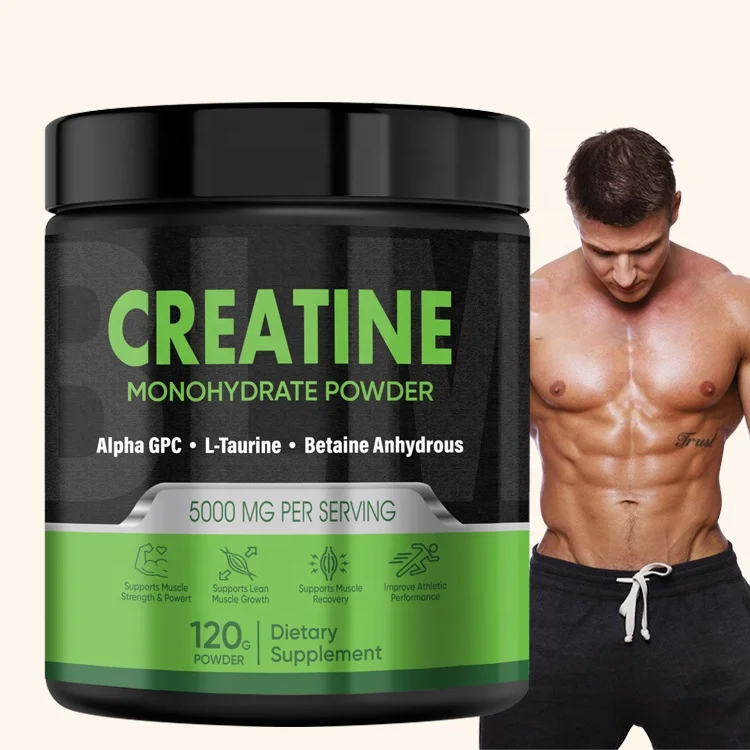 Factory Custom high purity Creatine Monohydrate Powder 500 Grams Pure Unflavored Creatine Powder