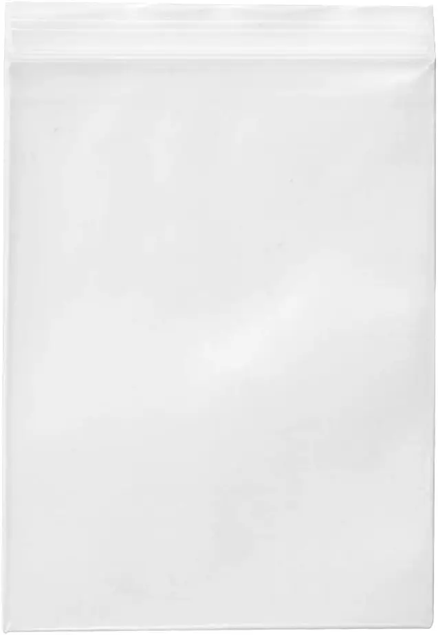 Large Zip Plastic Poly Bags Clear Reclosable Zipper Bags