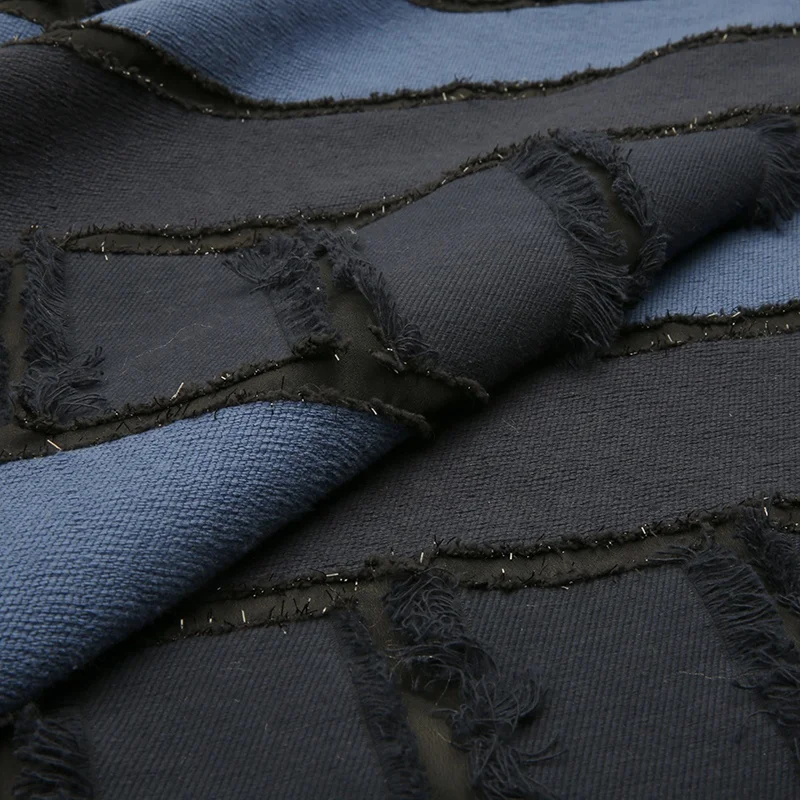 JMQG3187-A factory direct fashional new woven acrylic & cotton & polyester jacquard fabric for dress