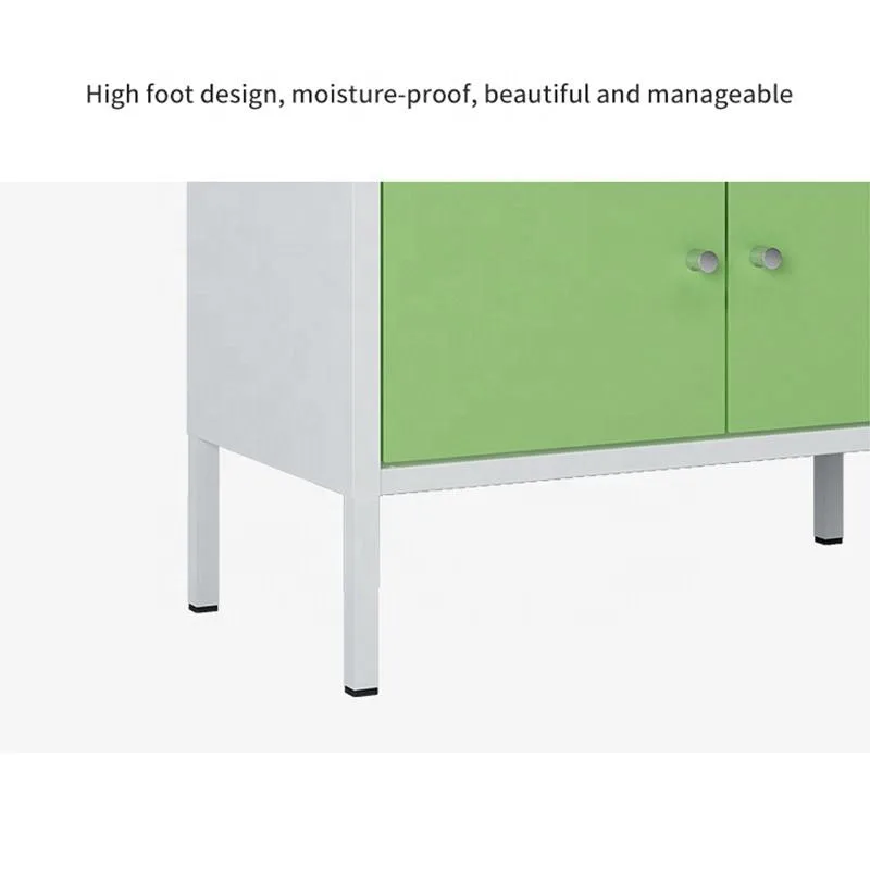 Fashion Furniture Home Furniture Steel Bedroom 6 Doors Wardrobe Color Steel Storage Cabinet