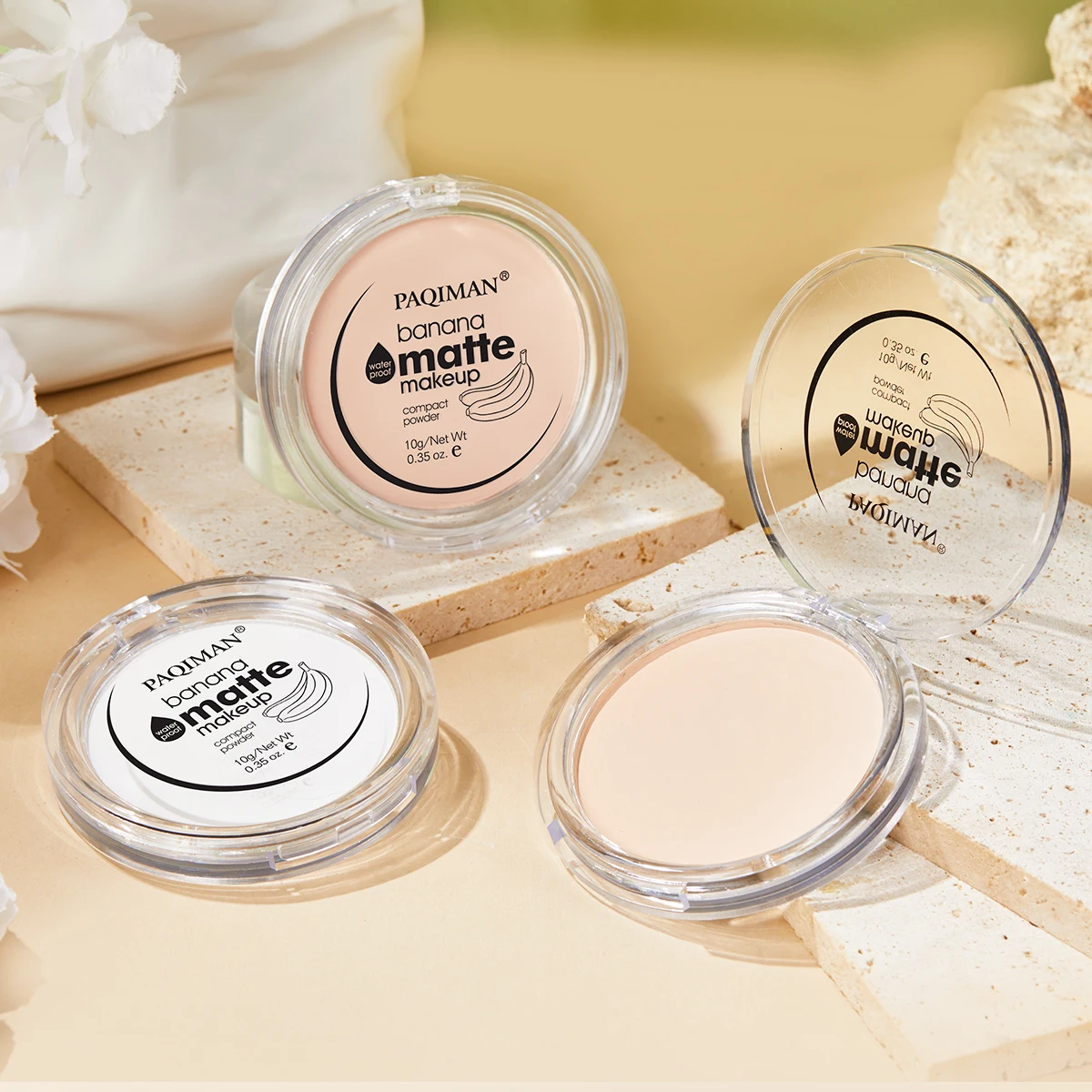 Mineral loose Toner Pigment 3 colors Face Matt Long Lasting Setting Powder waterproof  Private Label Loose Powder