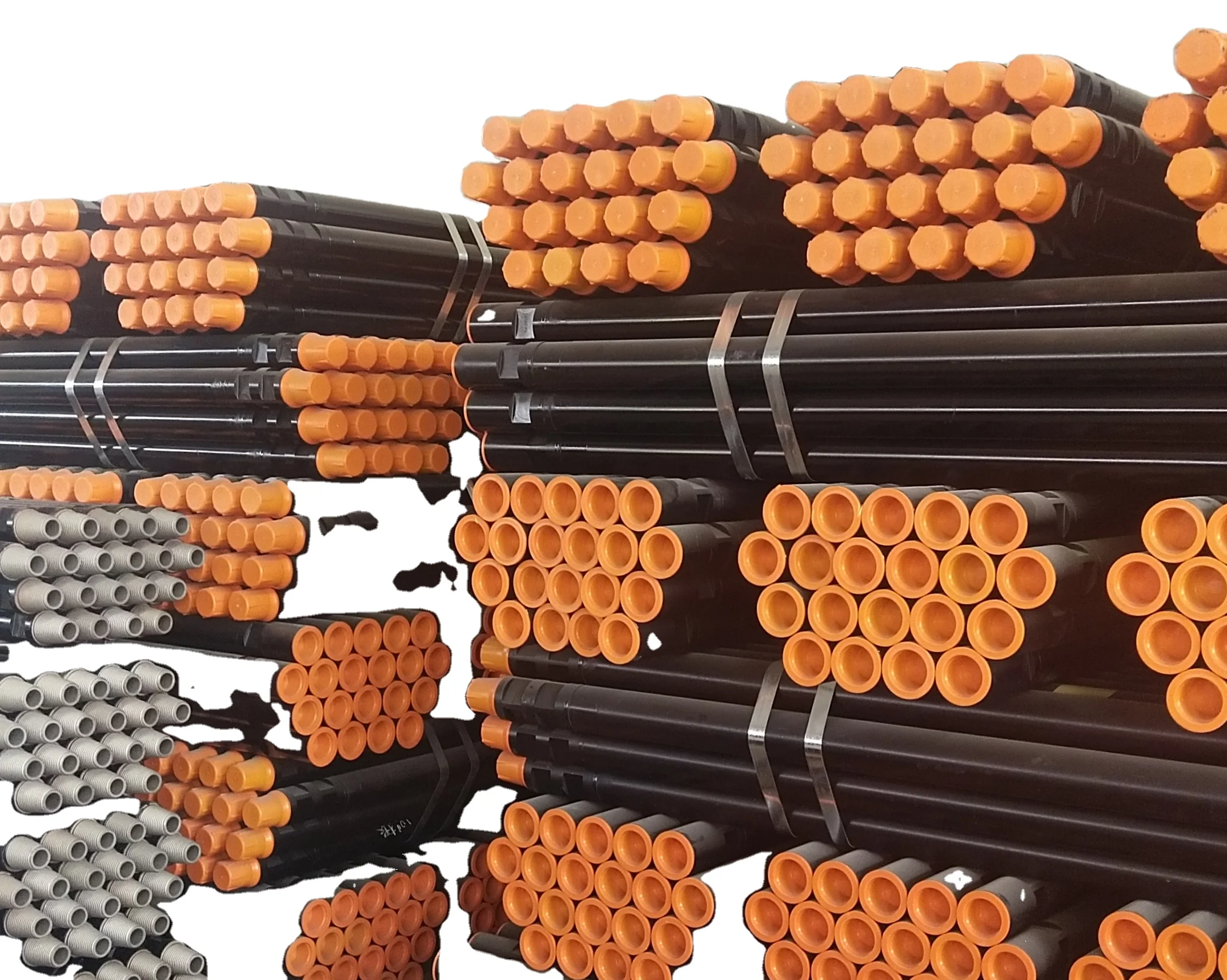 Steel Drill Pipe 1.5m 2.0m 3.0m 6.0m Drill Tool Energy Thread Weight