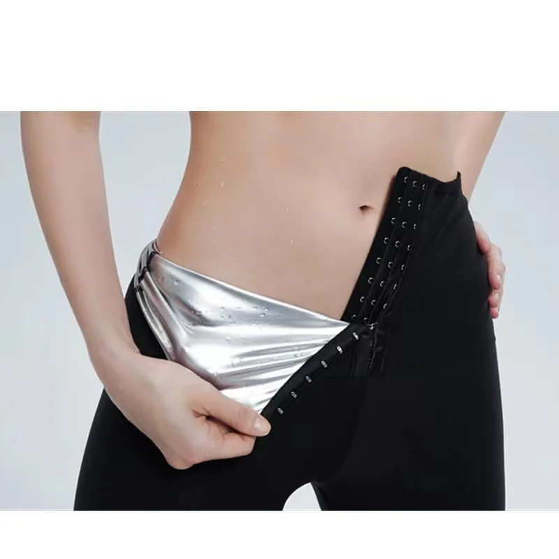 Plus Size Sauna Suit Body Building Pants Set Weight Loss Magic Slimming Suit Neoprene Shapewear Sauna Leggings