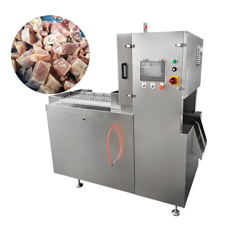 5KW Automatic Butchers Bone Saw Machine 4pcs Blades Beef Bone Cutter Frozen Pork Feet Chopper