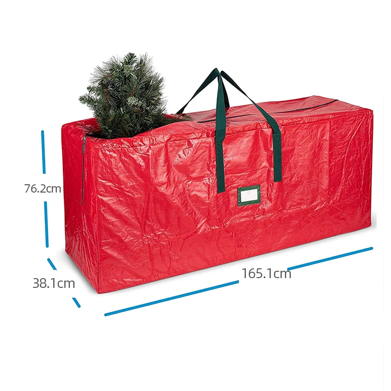 New fashion PE PP 600D large capacity Christmas tree storage bag wholesale
