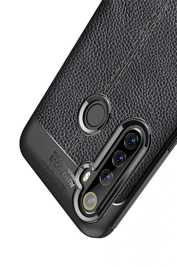 Чехол для телефона OPPO Realmi 6i чехол из искусственной кожи с узором Личи мягкий ТПУ бампер жесткий защитный поликарбоната
