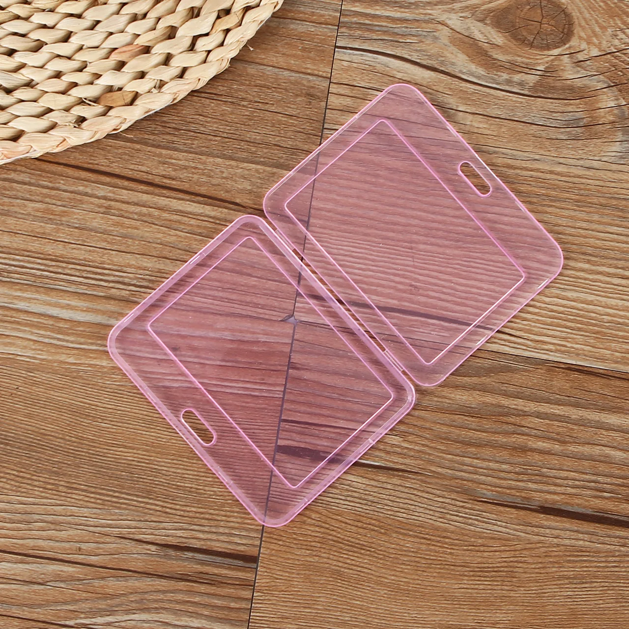 DAQIDO Hot Selling Permit Visa Work Card holder,Custom Business Plastic Name Credit Id Card Holder