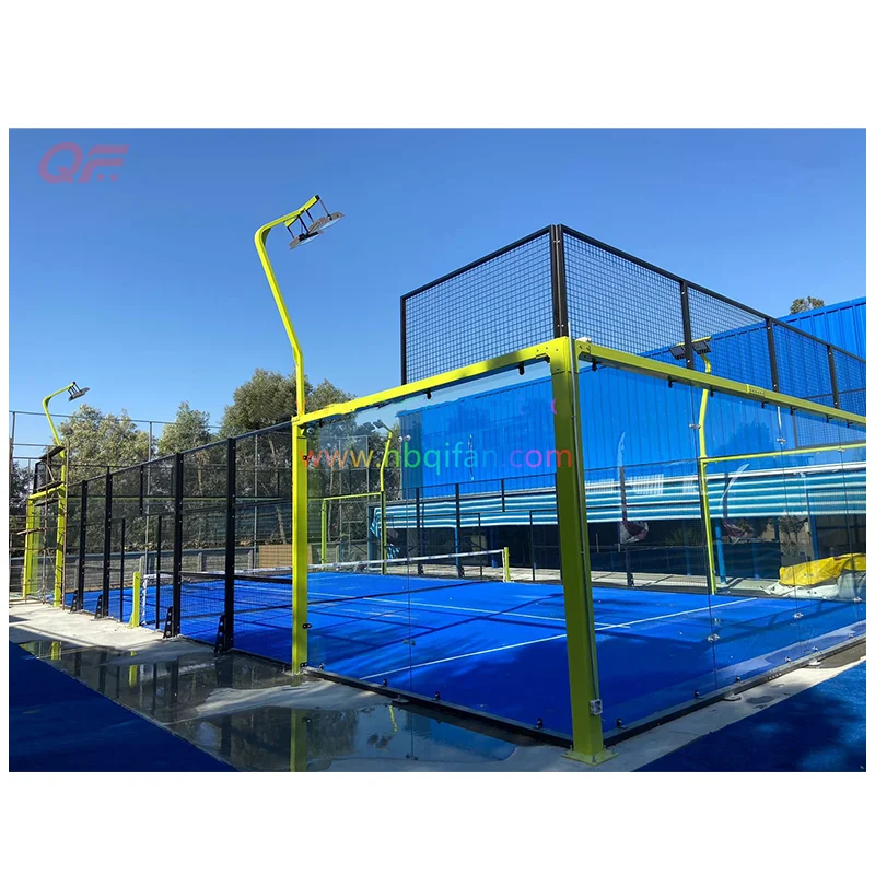 New arrival Luxury Panoramic Professional  Padel court Supplier Outdoor Indoor Paddle Tennis Price