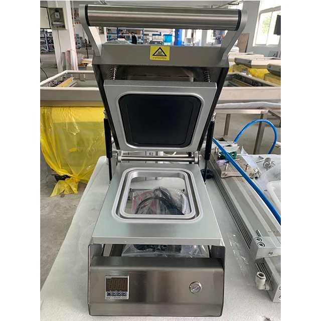 DS-2 FRESH FRUIT Heat Manual Tray Sealing Packing Machine Used Tray Sealer Plastic food Container Sealing Machine