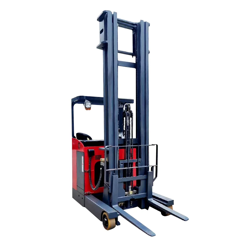 Stand drive forklift Electric Reach forklift  made in Chinese factory stand up forklift