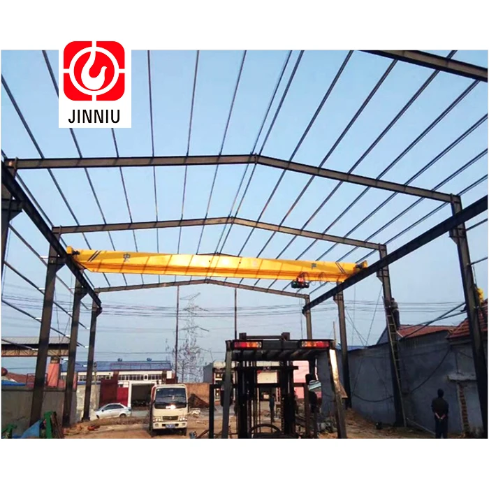 Good Quality 5ton 3ton Lifting Hoist  Single Girder 15m 30m Span Overhead Crane with Pendant Control