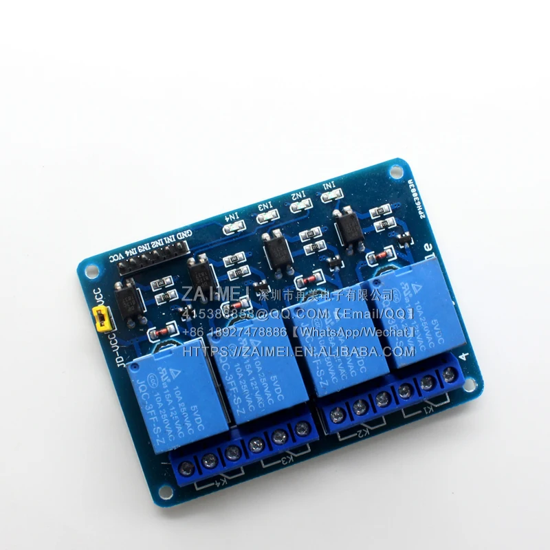 Relay Module 4CH 5V Low Level Trigger Relay MCU Expansion Board