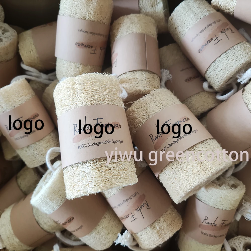  Оптовая продажа 100% биоразлагаемая Экологически чистая губка Luffa натуральная luofah для кухни мытья посуды ванны
