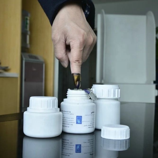 Красочные негибкие чернила для выборов