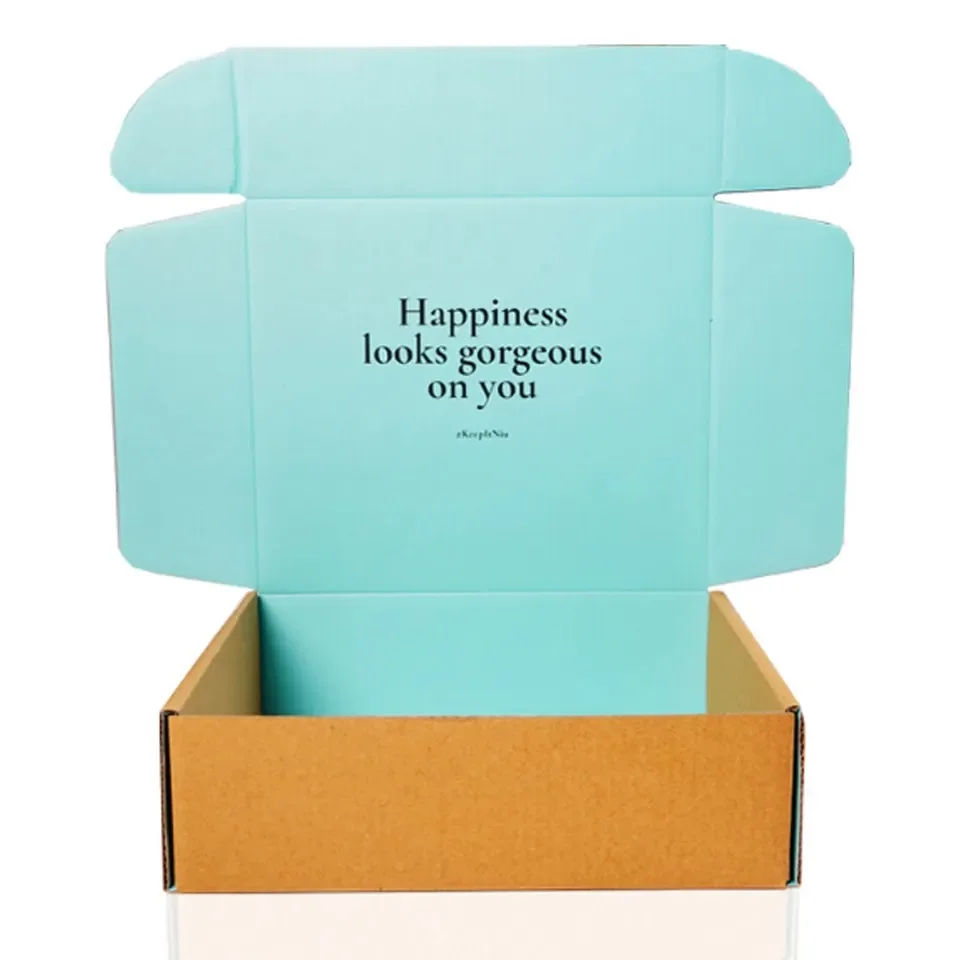 Сертифицированная FSC коробка из гофрированного картона с логотипом на заказ от производителя TUV