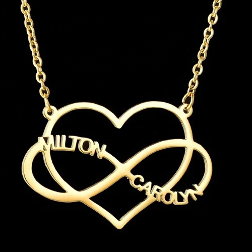 Factory Customized Personalized Stainless Steel Custom Name Jewelry Custom Letter Women Pendant Necklace