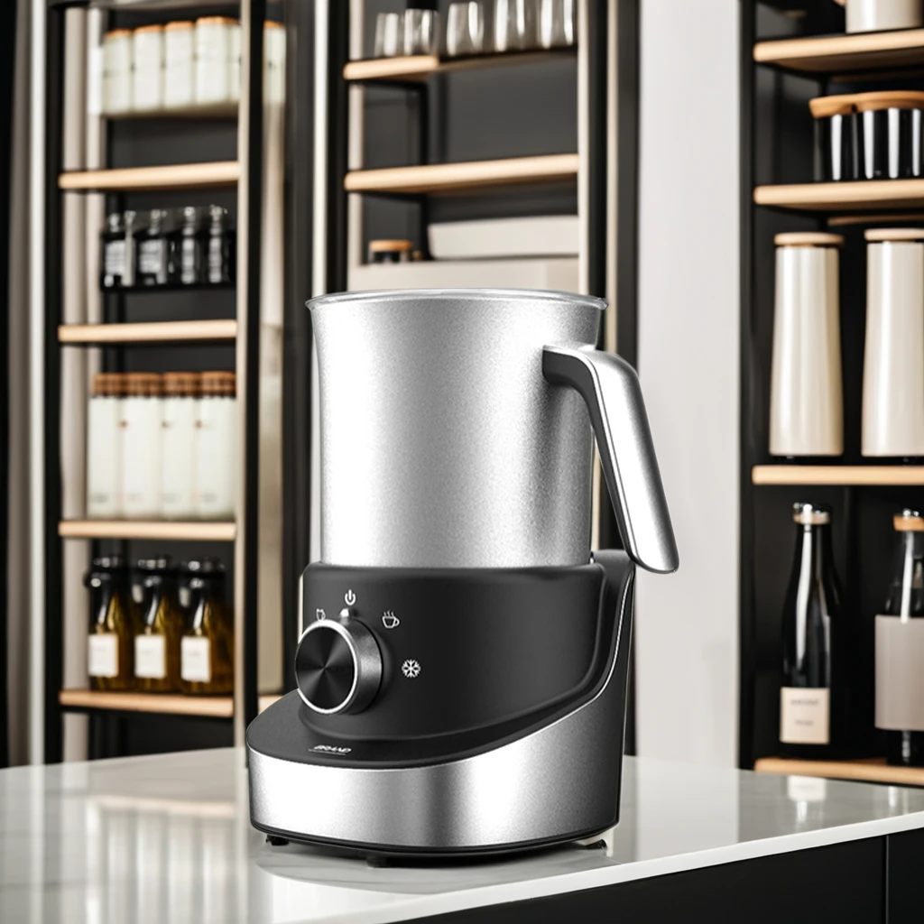 competitive price New model Black Separate milk frother Fine Design Chocolate Milk automatic frother for home