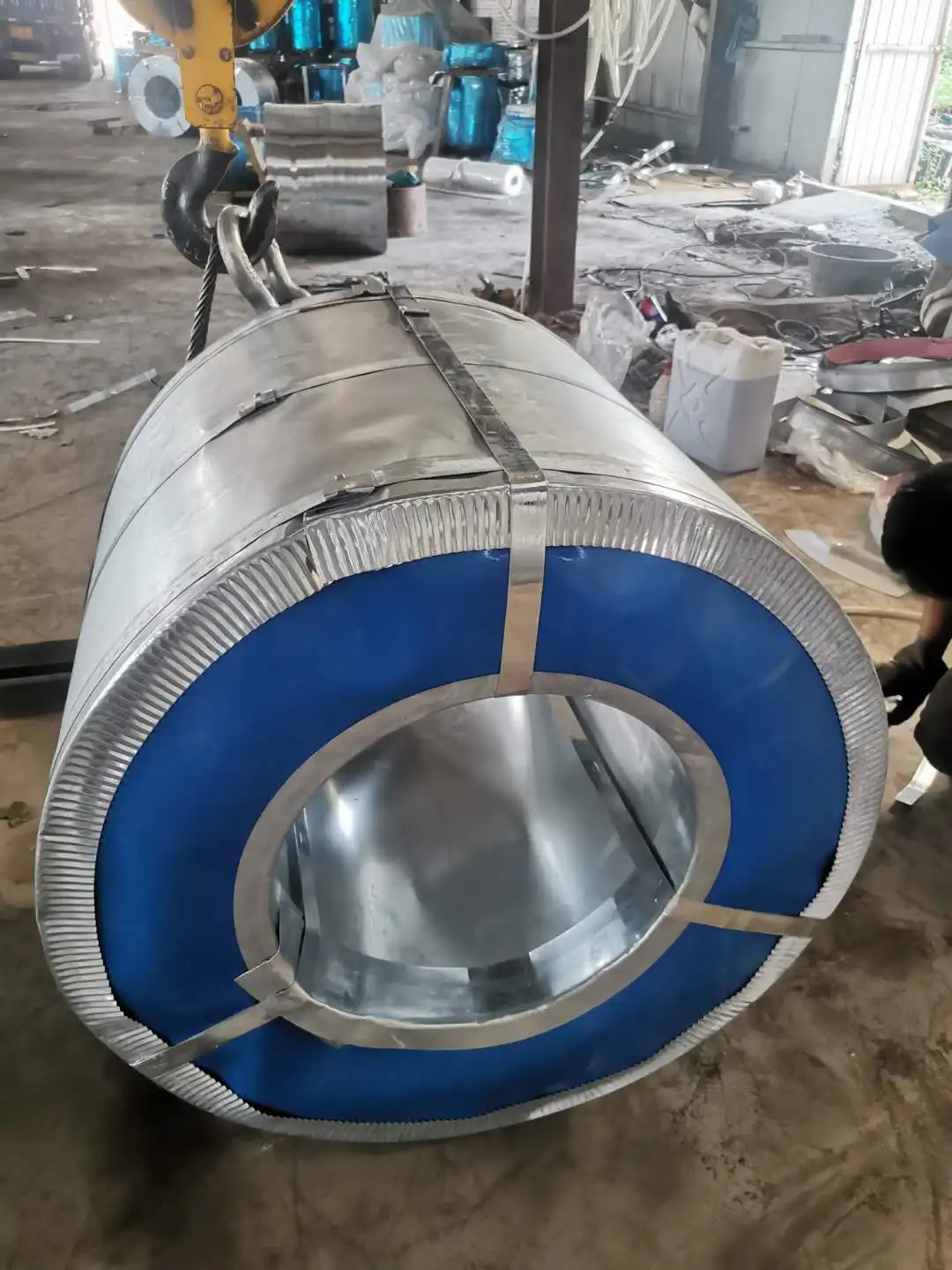 China Manufacturer Metal S350GD material ZM450gsm hot-dip zinc aluminum magnesium steel strips  Zn-Al-Mg coated steel coils