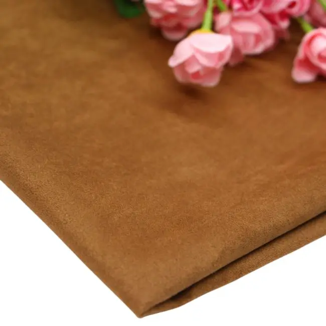 wholesale polyester upholstery suede sofa fabric for furniture textile