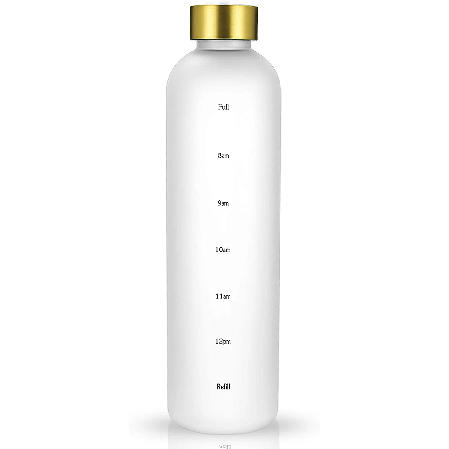 Wholesale 1000ml Borosilicate  Sublimation Glass Water  Bottle with time marker BPA Free