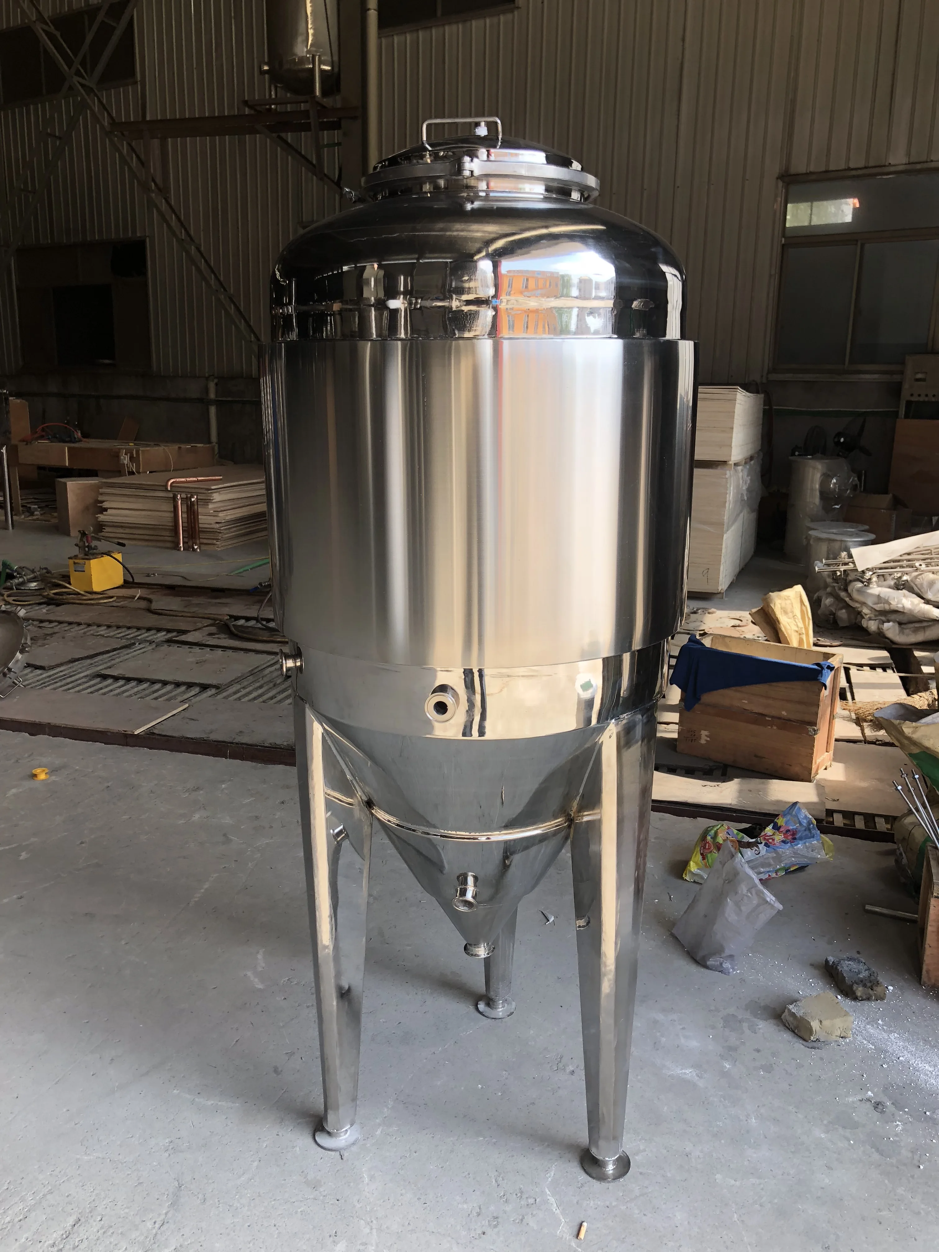 welding sus 304/316 jacket  single 2 layers 3 layers keep hot cooling  honeycomb beer ferment