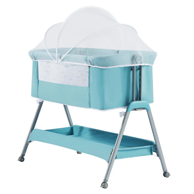 Портативная детская кровать, регулируемая прикроватная кроватка, детская кроватка, подключенная к детским кроваткам партнеров, прикроватная кровать