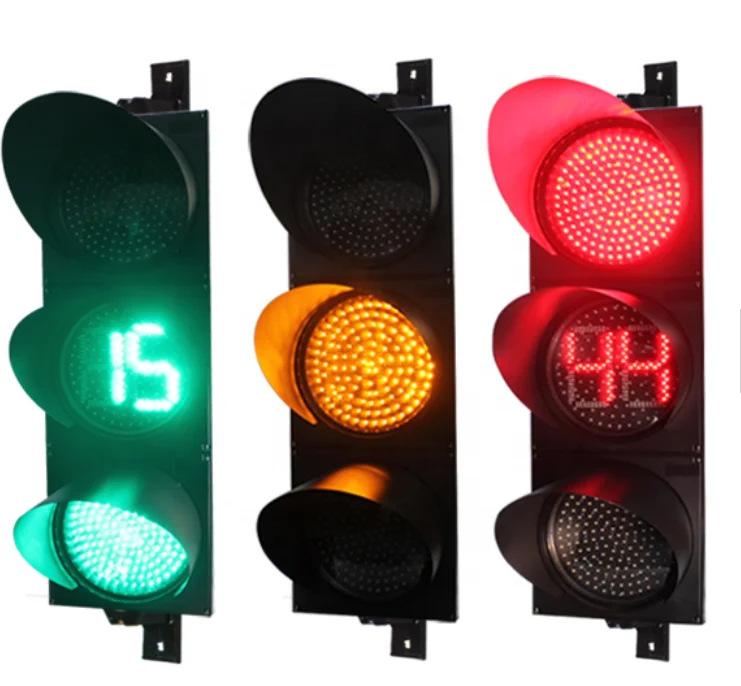 12-24V DC, 100-277V AC 300mm led traffic signal lights