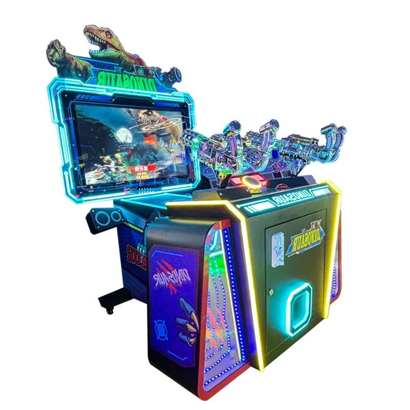 Game city arcade two-person shooting machine Dinosaur age coin-operated game machine