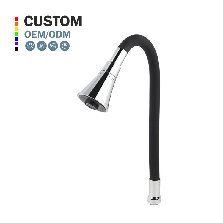High Quality 360 Universal Rotation  Water Hose Silicone Tubing Flexible Rubber Hose for Kitchen Faucet