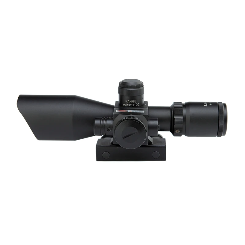 Factory Compact Scope 2.5-10x40E Red&Green Illuminated Scope With Red Sight Scope