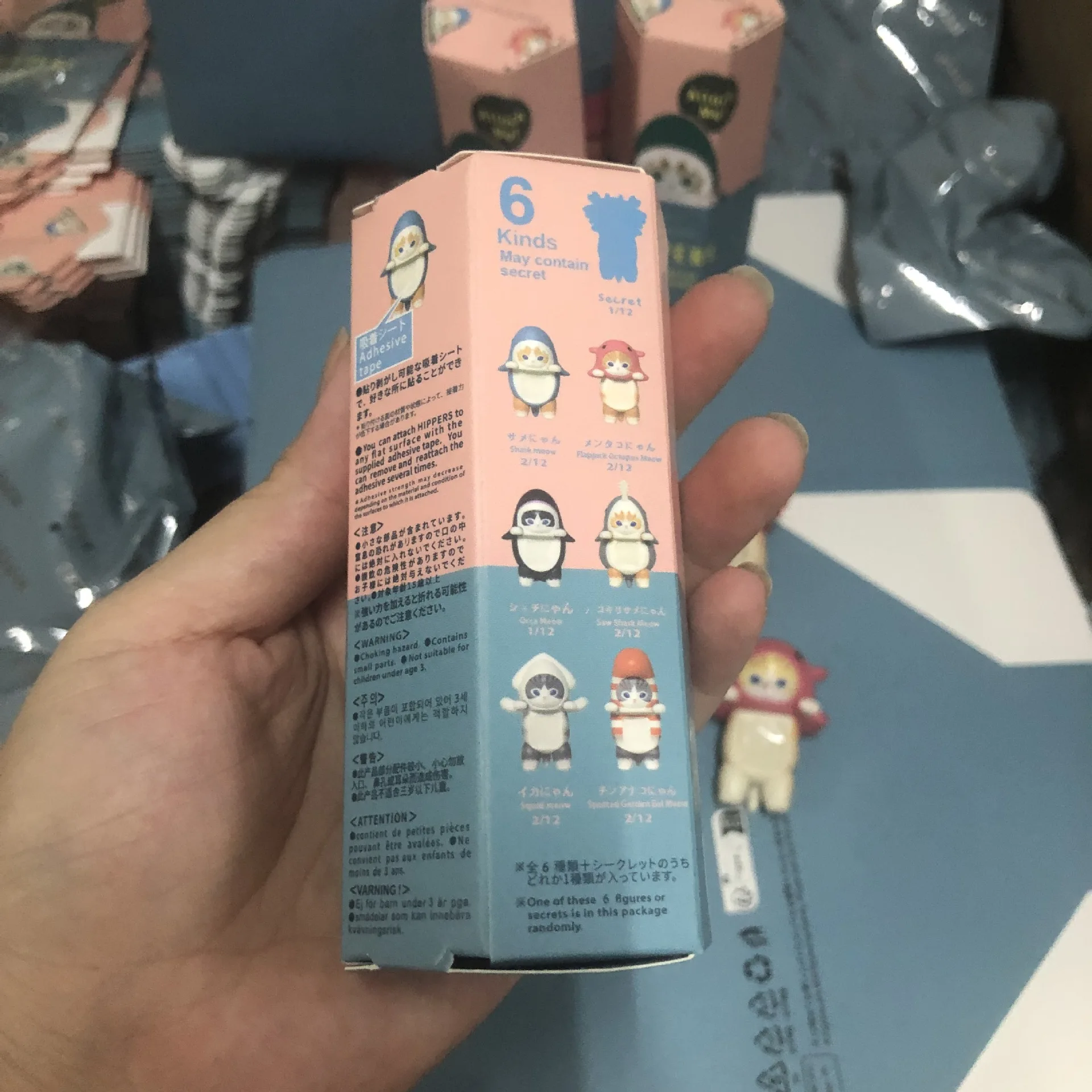 Sonny Angel Co-Branded Mofusand Blind Box Toys Anime Angel Hippers Mystery Box Figurine Model Doll Kids Gifts