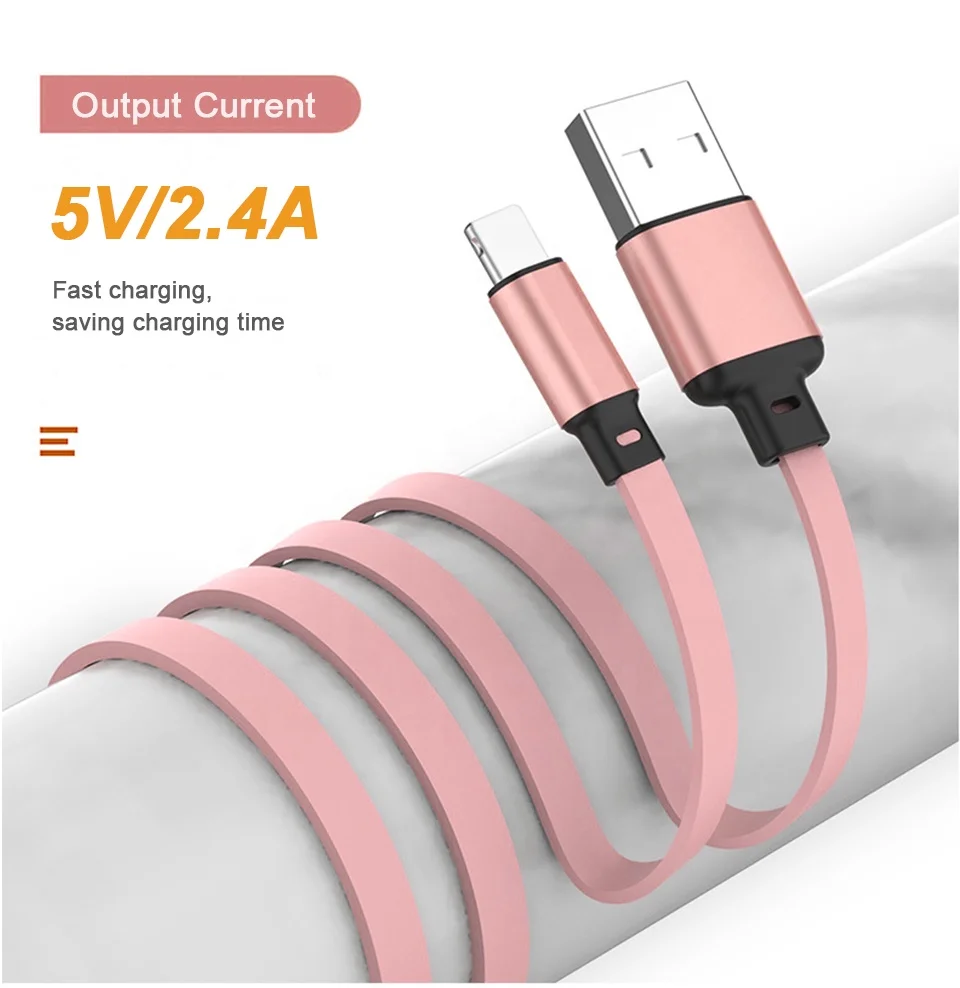 Candy Color Custom Logo Universal QC3.0 Retractable 3 in 1 USB Quick Charging Charger Cable