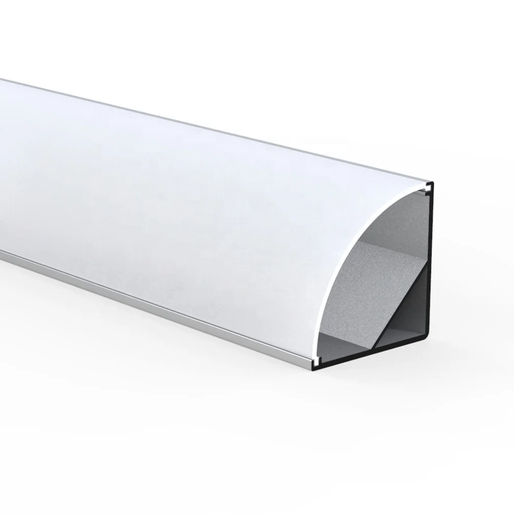 
LED Angle Corner Aluminum Extruded Profile Strip Lights Aluminum Extruded Profile 16Mm U LED Profile Light Heatsink 