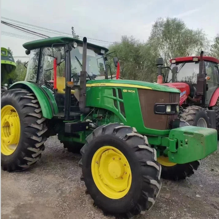 High Quality John Deer Wheel Tractor Hot Selling Used Farming Supply Used Tractor 6 cylinders
