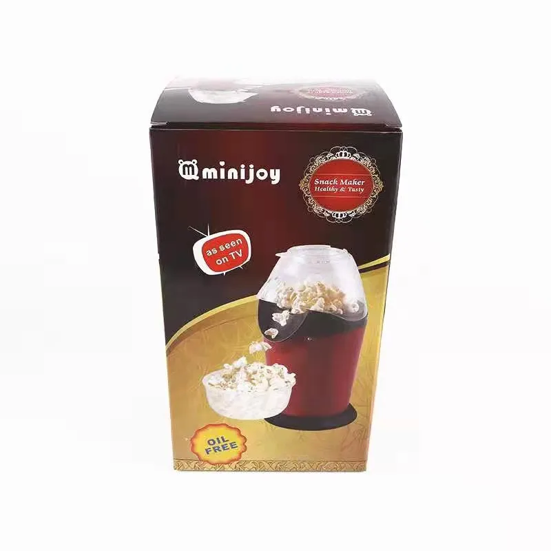 Oil Free Hot Air Quickly Making Popcorn OEM220V110V Power Color Home Electric Mini Popcorn Maker