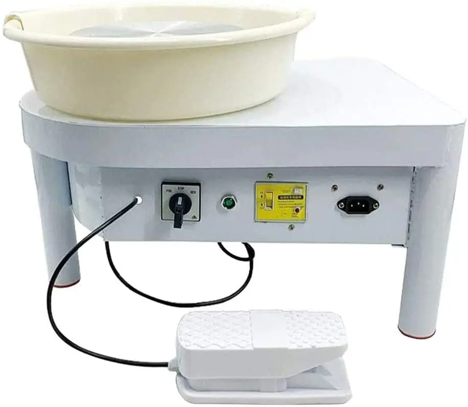 Bview Art 350W Table Top Electric Ceramic Pottery Forming Machine With Foot Pedal