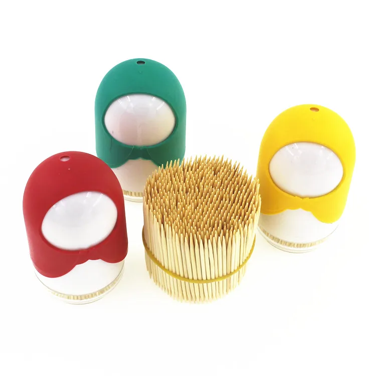 Healthy 100% Organic Round Thin Toothpick No Plastic Bamboo Tooth Pick