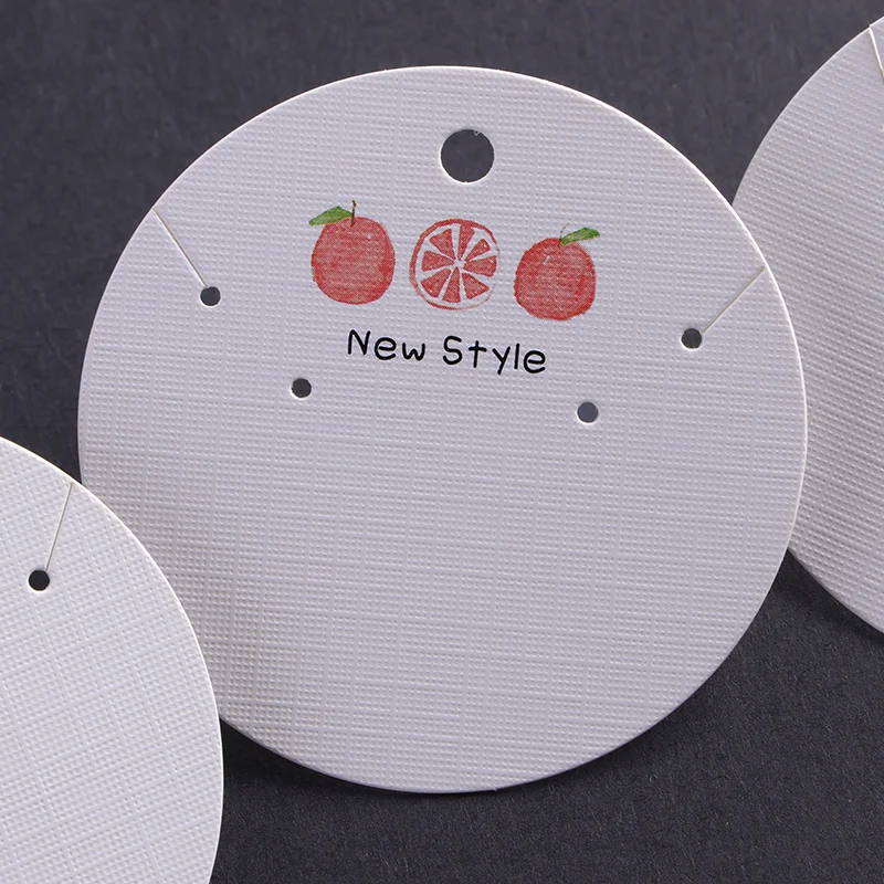 Eco-Friendly Custom Cardboard Paper Earring Card Jewelry Card