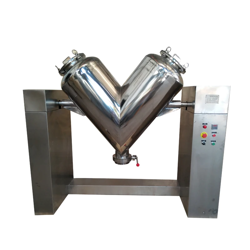 GMP Food additives V type mixer Industrial blender food mixer Baby food blender