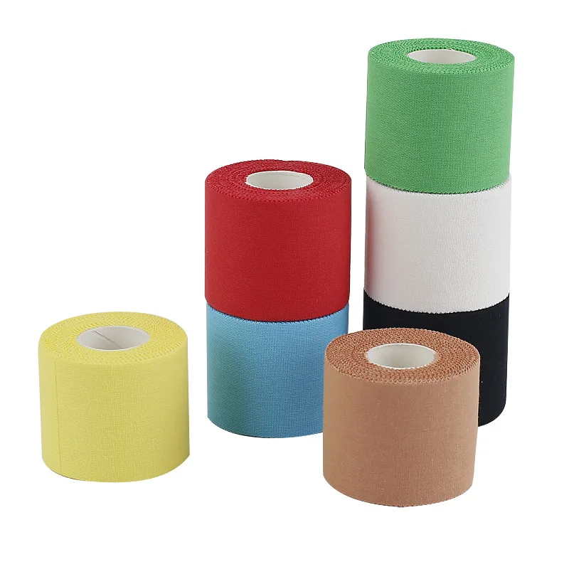 Custom Logo Printed Athletic Tape Cotton White Muslin Sports Tape Boxing Hand Tape