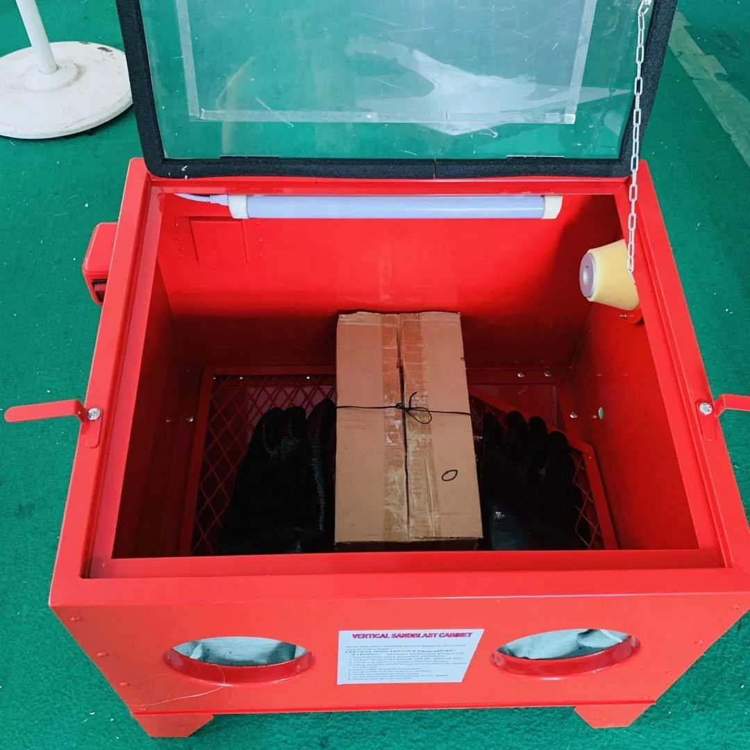 Industrial Sandblast Cabinet Mobile Sandblasting Equipment for