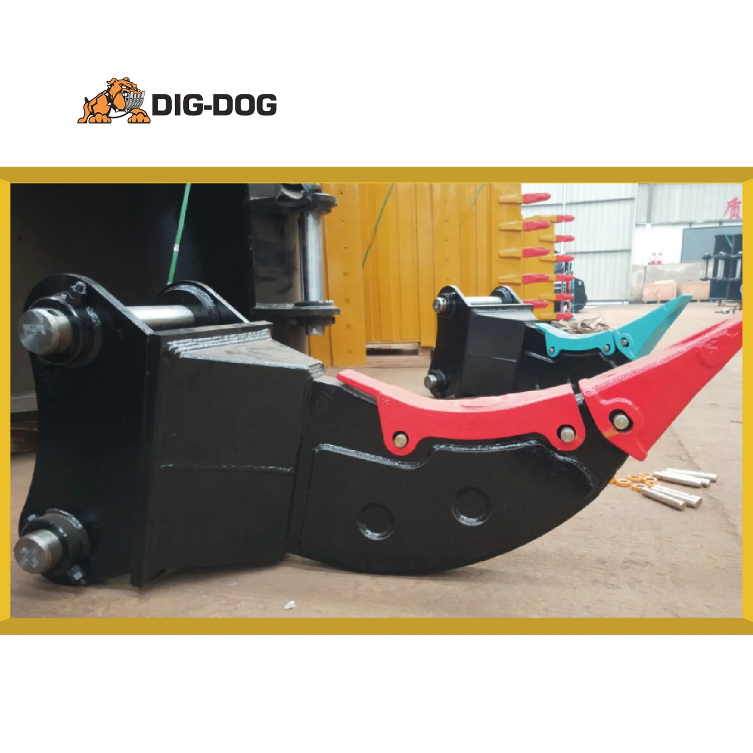 DIG-DOG newly designed 2 to 85 ton excavator rock ripper for CASE580