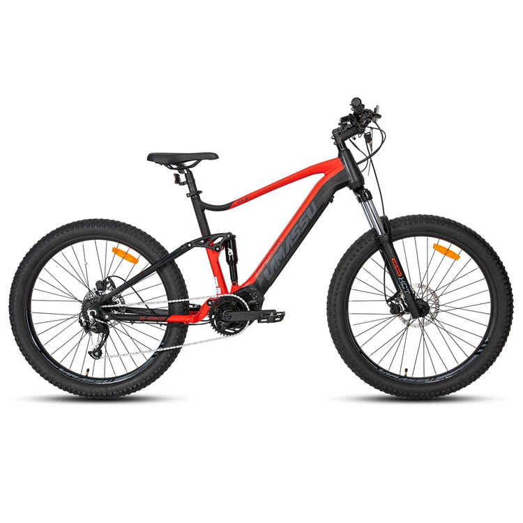 JOYKIE 2021 Новый 27 5 дюймовый bafang Средний мотор Горный полный подвесной электровелосипед горный электрический велосипед