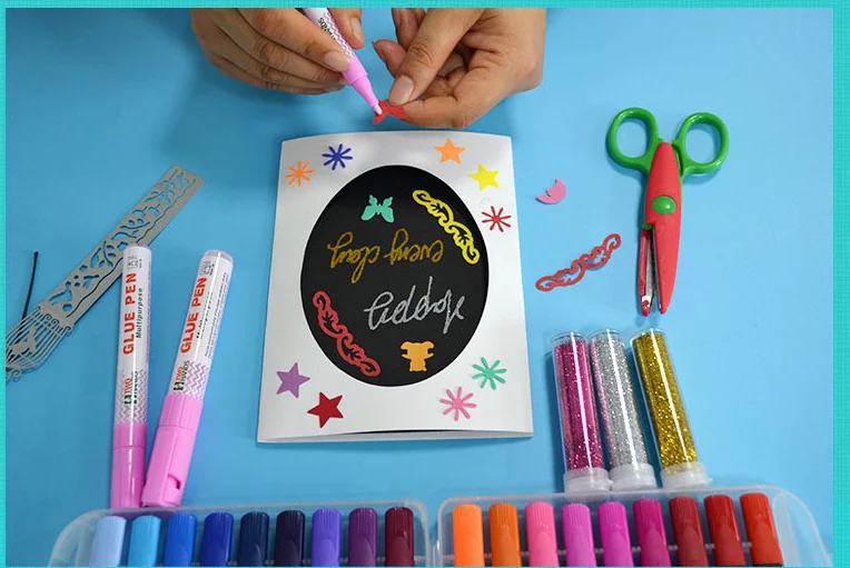 medium size White color  Art and craft Glue Pen