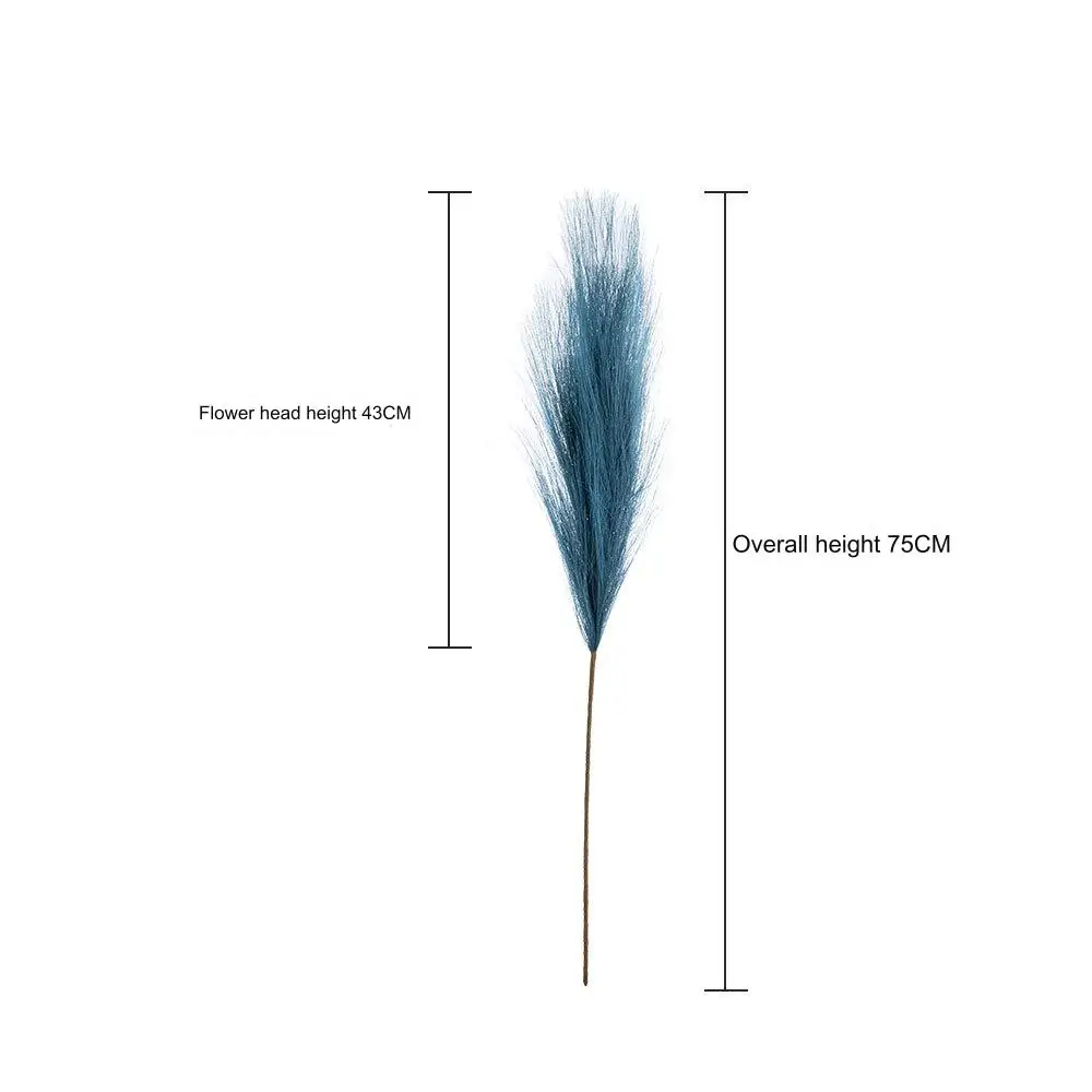 New 2024 Wedding Faux Natural White Artificial Pampas Grass Artificial Flowers Holiday Home Decor