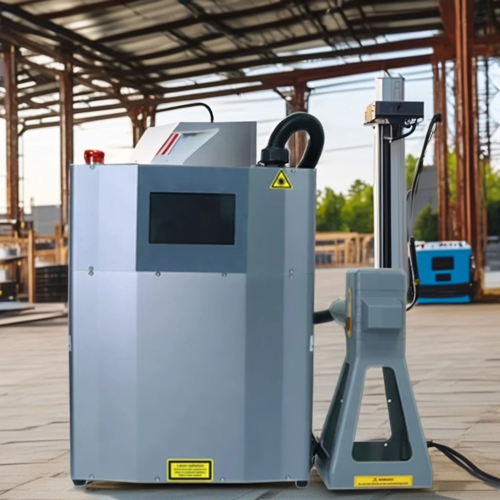 CNC LY sells well portable handheld laser marking machines for marking QR codes and barcodes
