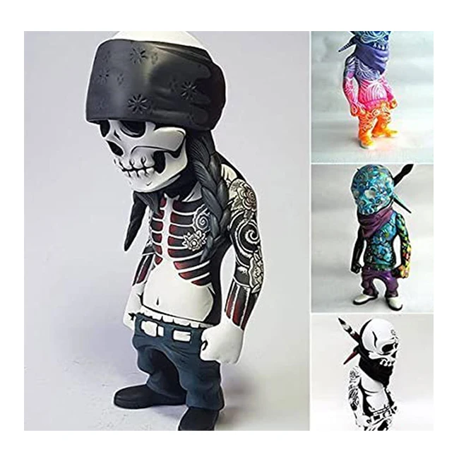 Hip hop commercial independent station popular Halloween hip hop skeleton assassin resin process lovely cartoon decoration