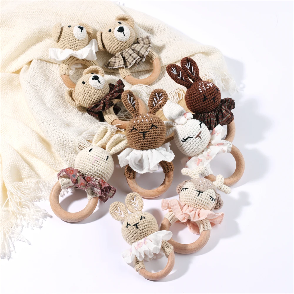 Детский грызунок в форме кролика