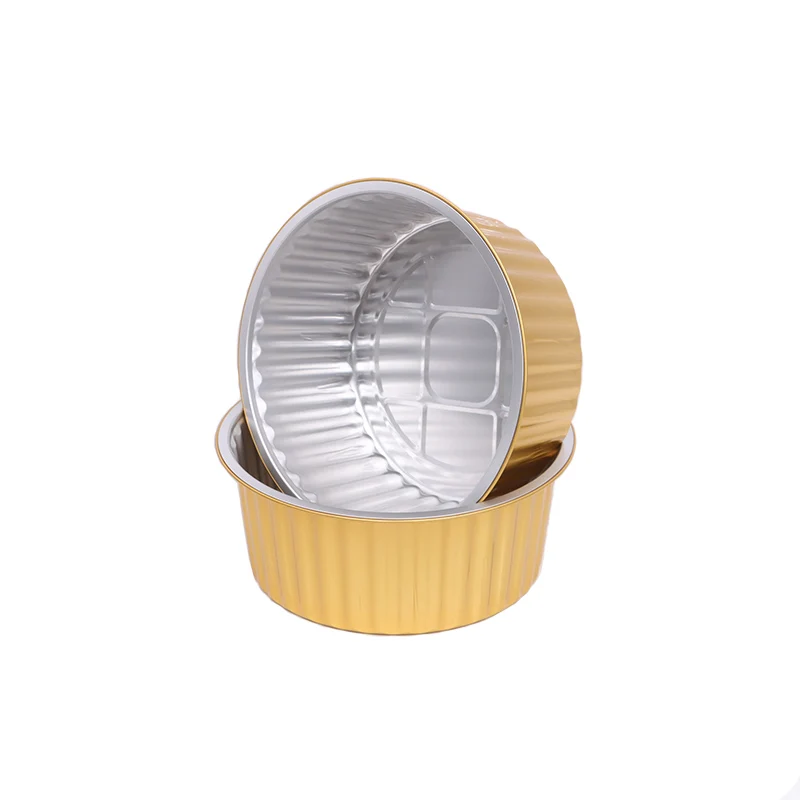 YOUXUAN Aluminum Foil Mini Loaf Pie Pans  with Lids Plate Container For Food